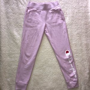 Women’s Light Pink Champion Sweatpants